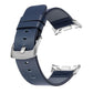 Classic Leather Watch with Metal Connector Leather Strap
