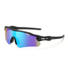 Matte Black Frame Blue Mirror Lens