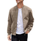 Mens Suede Aviator Jacket