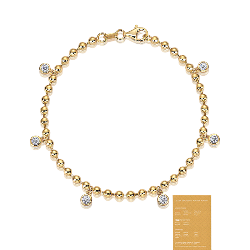 Back of the bracelet showing polished interior of each link