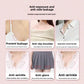 Grid showing clothing tape fixing off-shoulder collars, shirt button gaps and deep V necklines