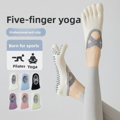Women's Five Toe Yoga Socks