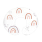 U-shaped pillowcase with large pink, tan and mauve rainbows, option Multi-Color Rainbow Pillowcase