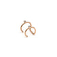 Assorted non pierced ear cuffs in steel, gold, black and rose gold