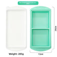 2 Cavities 29 cm Tray, Mint Green