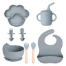 Dark blue dinner plate 8-piece set 2