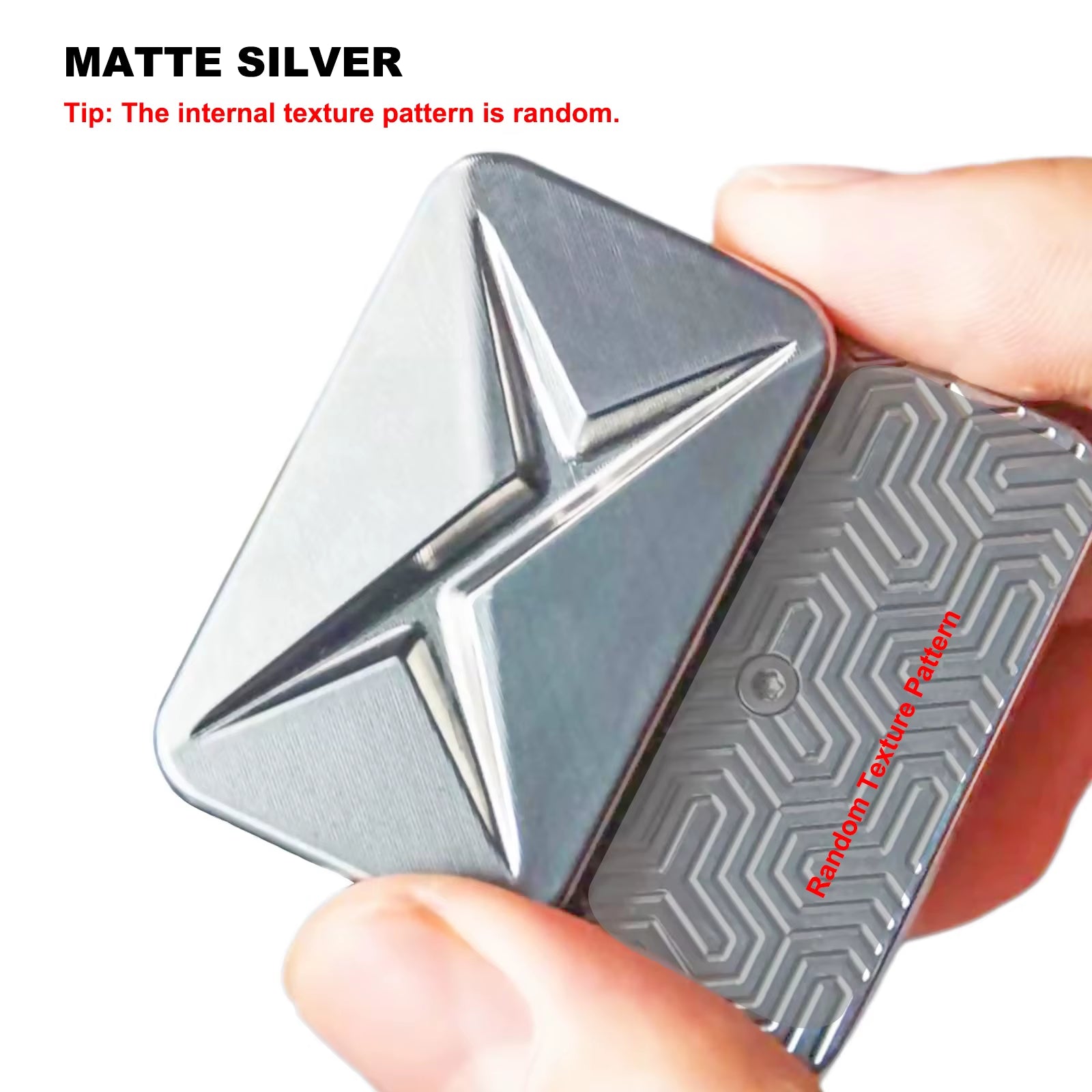 EDC Fidget Sliders Slider Metal Fidget Toys Stress Relief for Adults Magnetic Metal Infinite Fidget