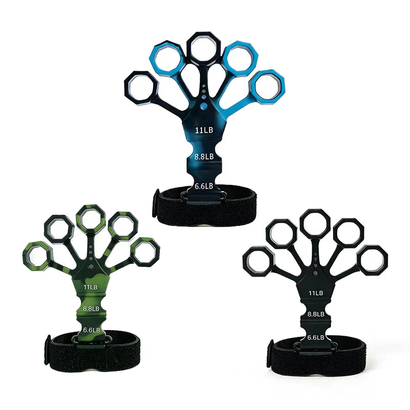Finger Trainer Five Finger Rehabilitation Device Wrist Therapy Tool Silicone Grip Strength Enhancer Hand Grip Extender