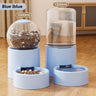 Feeder Set Blue Round Cylinder