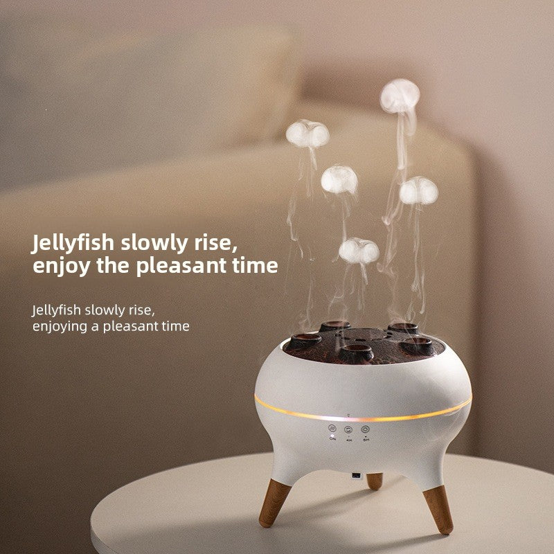 Side angle of the white Multifunctional Aroma ultrasonic aroma diffuser
