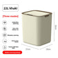 Pale cream 22L sensor trash can with feature icons and a 32 cm height mark, Khaki-22l rechargeable model option