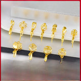 Gold-Tone Jewelry Bail and Connector Finding