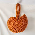 Reference image of the woven purse handle and opening