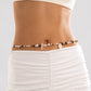 Beaded shell beach body chain | real routine angle