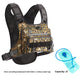 White camo hydration chest pack shown against a plain background