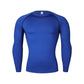 Klein blue long sleeve compression shirt, variant photo for size S