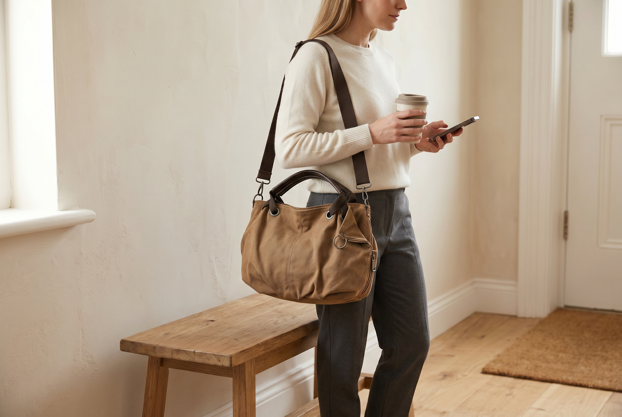 canvas-tote-bag-retro-brown after solution lifestyle