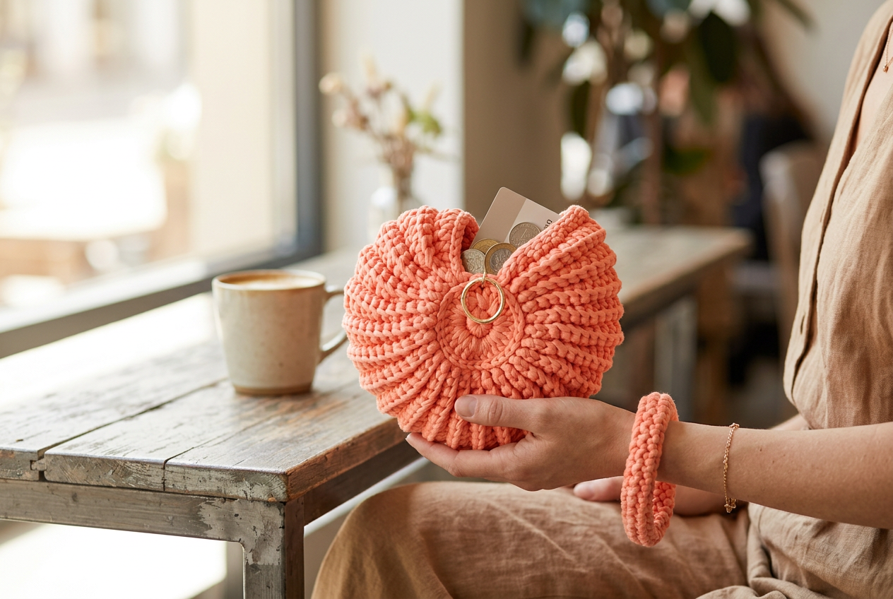 handmade-woven-conch-shell-coin-purse-product-moko after solution lifestyle