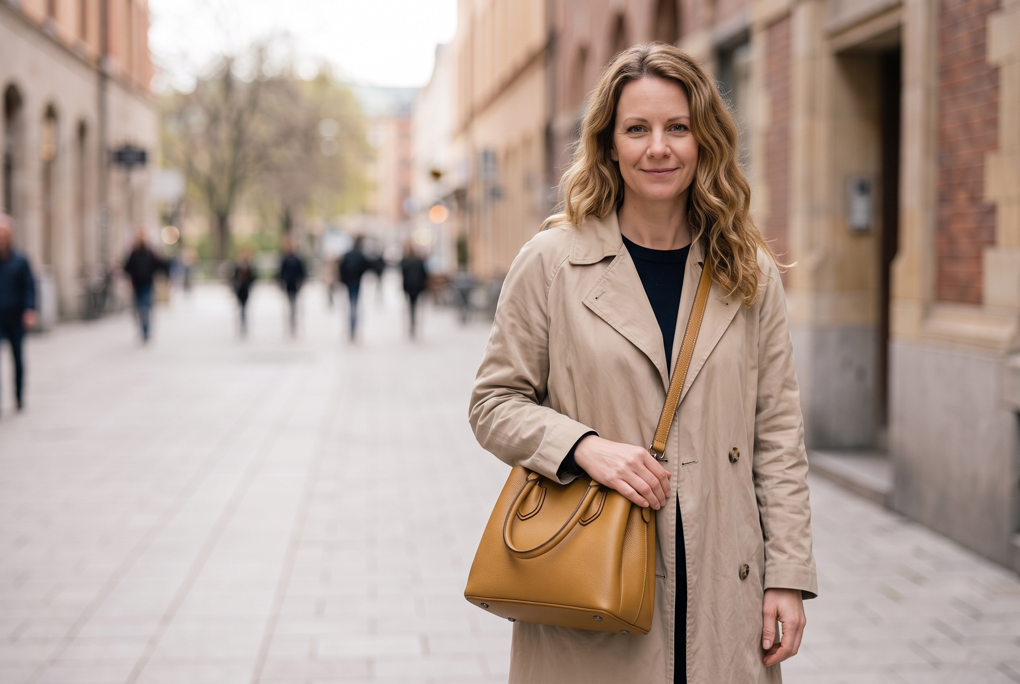 genuine-leather-women-crossbody-bucket-bag after solution lifestyle