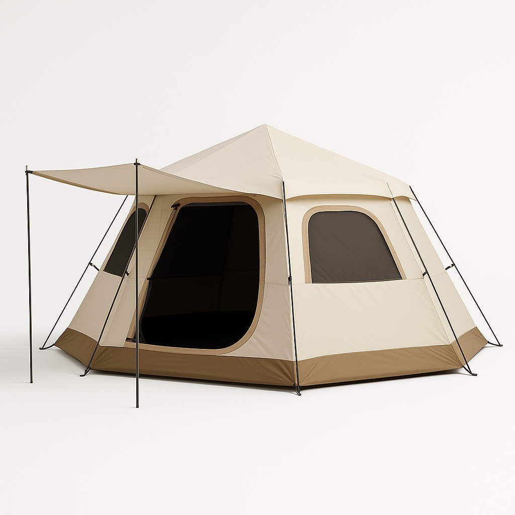 Automatic Pop Up Camping Tent | detail close up