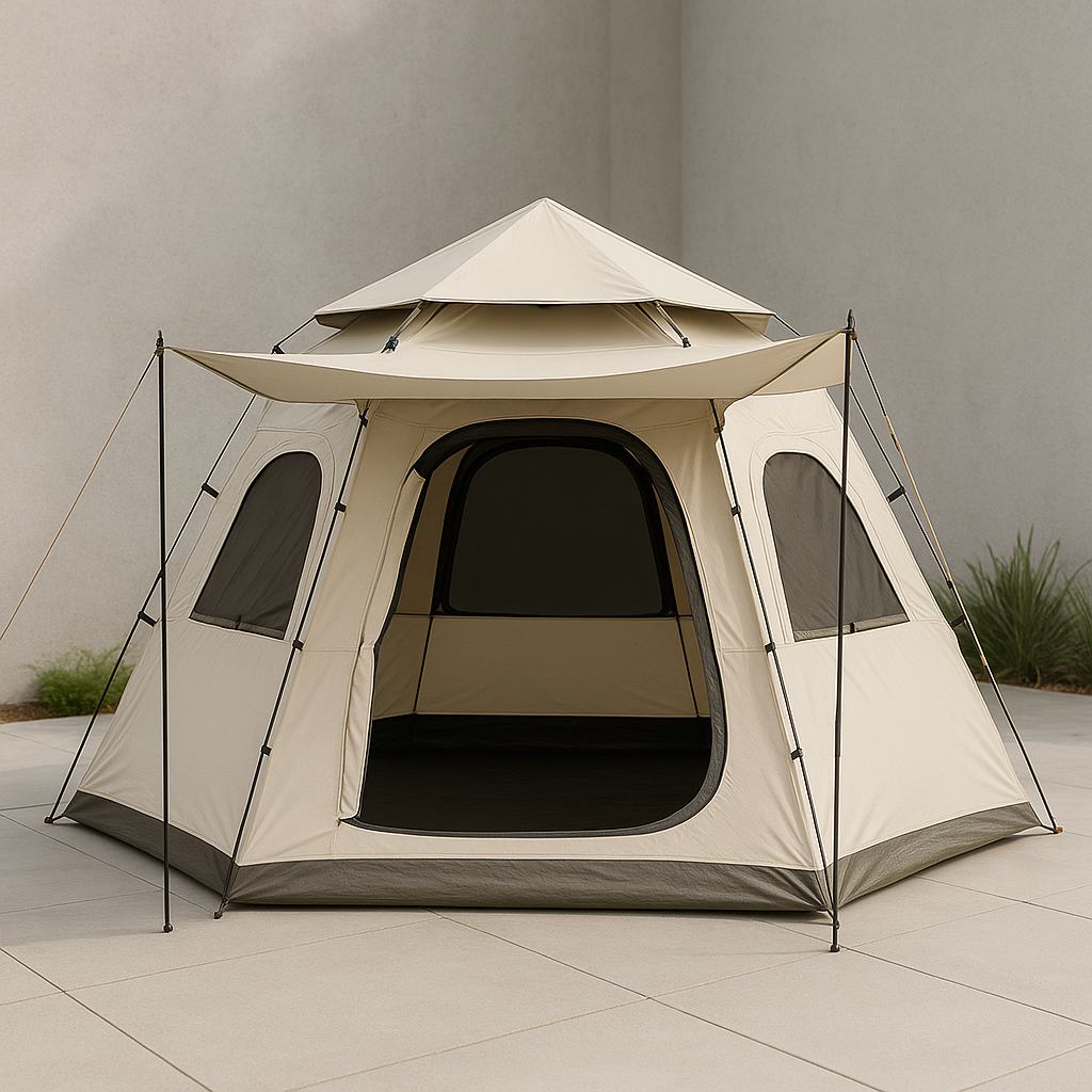 automatic pop up camping tent with sun protection 9