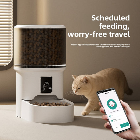 Automatic Pet Feeder for Cats and Dogs with Timer and Portion Control