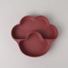 Burgundy dinner plate