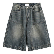Vintage Washed Denim Shorts