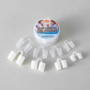 Round case with white solid and clear lattice silicone nose vents arranged around it