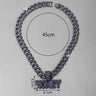 With 18inch Cuban chain