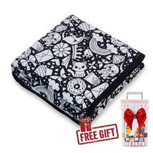 Velvet Coloring Blanket with Washable Markers