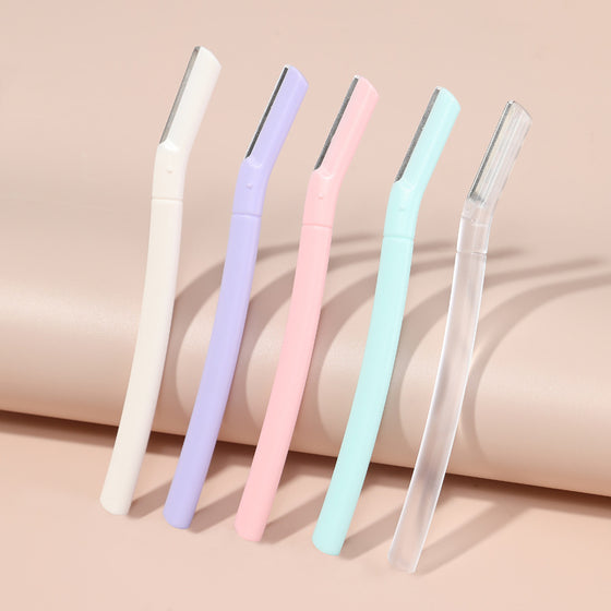 Women's Eyebrow Razor with Rounded Blade Tips and Protective Cap, 15.2 cm