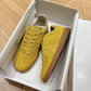 Genuine Leather Lace-Up Flat Sneakers | horizontal hero composition