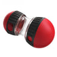 Lake blue rolling treat dispenser ball for cats and dogs on the floor