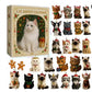 Advent calendar box showing the elk and snowy lake cover art