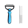 Boxed / Blue Detangling Comb + Needle Comb