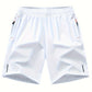 Quick Dry Sports Shorts | off-white background hero