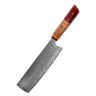 Red handle kitchen knife
