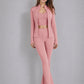Womens activewear set shown head to toe in one matching colourway