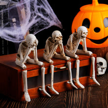 Halloween Skeleton Shelf Sitter Resin Figurines