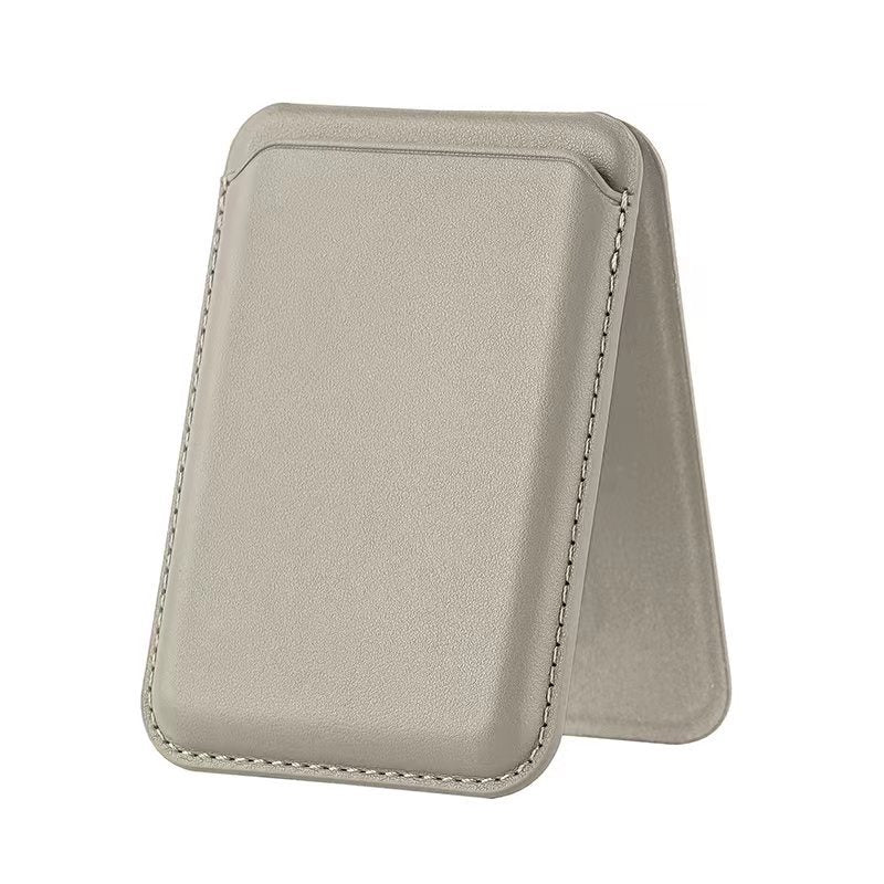 Card slot of the vegan leather magnetic phone card holder