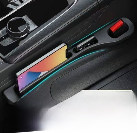 Car Seat Gap Stopper Storage | in-use moment