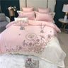 Rosemary Pink / Flat four-piece 1.8m Bed 200x230cm