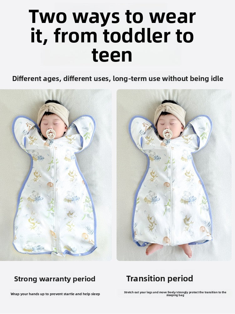 Baby Swaddle Sleeping Bag | close up material texture