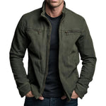 Mens Retro Casual Jacket | front view product hero shot