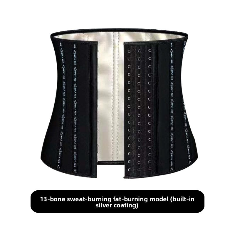 Boned waist trainer rolled and ready to pack for a training session