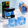 Blue snowflake ice cube-maltose 5cm
