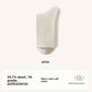 Merino wool blend mid calf socks in a solid color, folded pair on a plain background