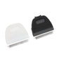 White and black clipper blade head bodies side by side, the white model and the black model