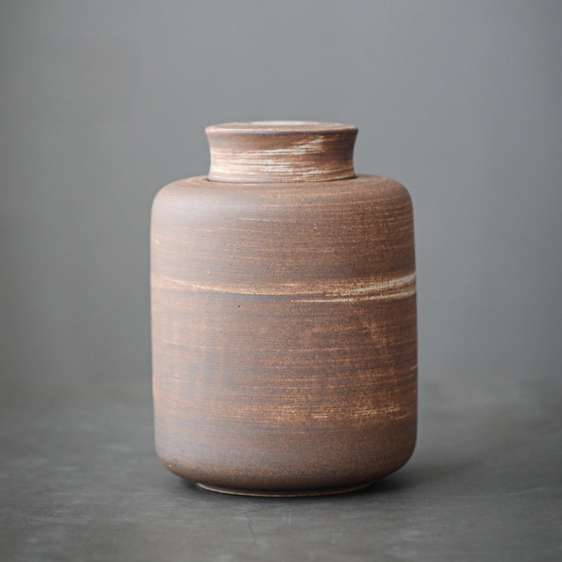 Ceramic storage jar shown across its three capacity sizes side by side